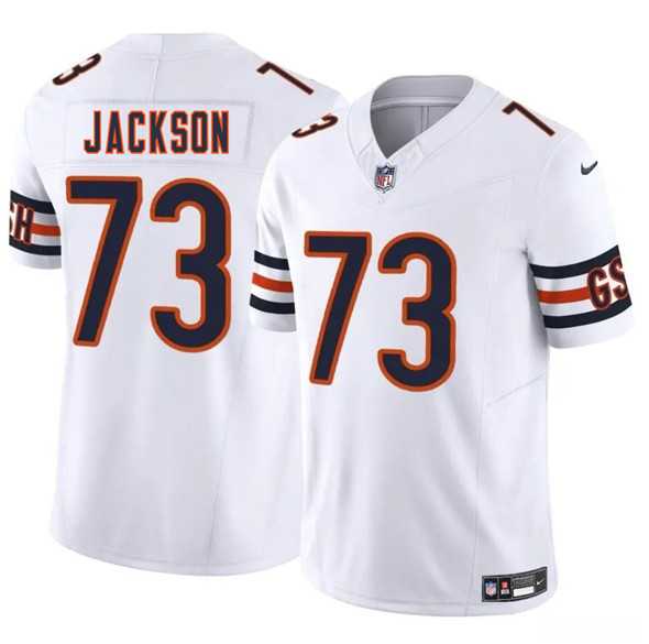 Men & Women & Youth Chicago Bears #73 Jonah Jackson White 2025 F.U.S.E. Vapor Stitched Jersey,We sell and wholesale Men & Women & Youth Chicago Bears #73 Jonah Jackson White 2025 F.U.S.E. Vapor Stitched Jersey on line form chian!